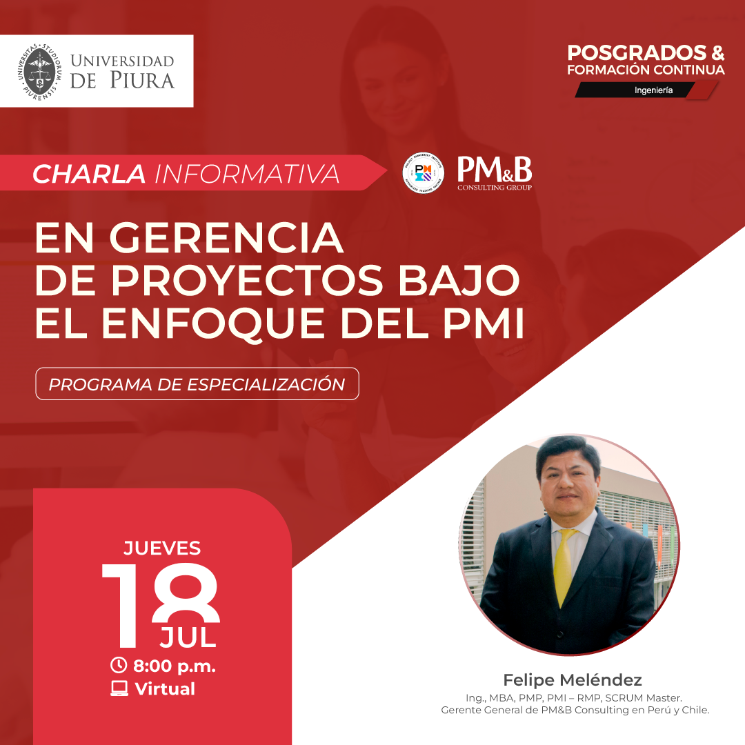 PE Gerencia de Proyectos bajo el enfoque del PMI | UDEP