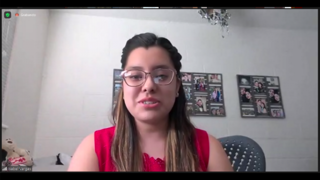 Isabel Vargas - alumna de UTEP