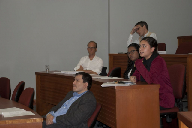 María Eugenia Guerrero fue participante en el Workshop de Economía, organizado por el Departamento de Economía UDEP, en el 2012.