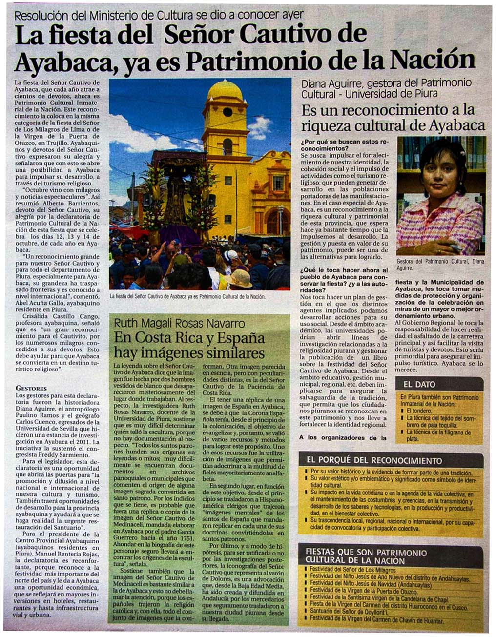 cautivo ayabaca patrimonio nacion