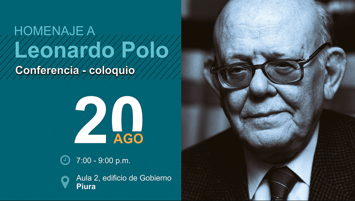 Invitación a la conferencia - coloquio en homenaje al Dr. Leonardo Polo